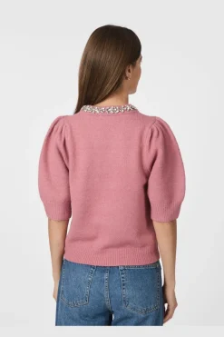 Maia Stone Knit Blouse 162914