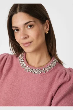 Maia Stone Knit Blouse 162914