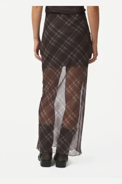 Marlise Check Mesh Skirt 167207