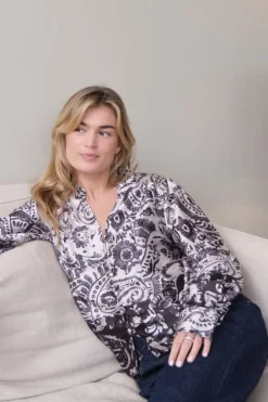 Massima Deco Paisley Blouse 164308