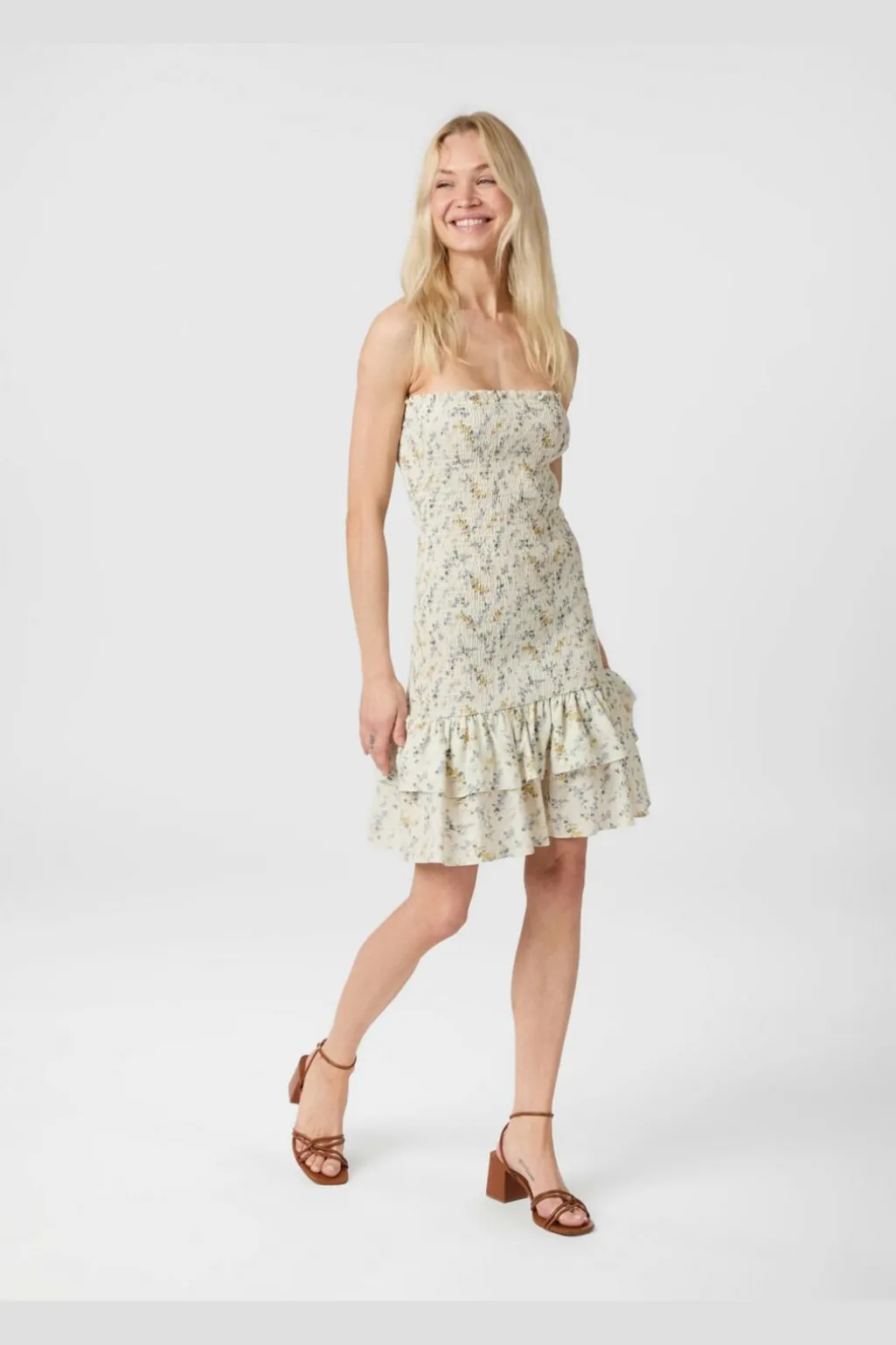 Mikka Smock Print Dress 164929