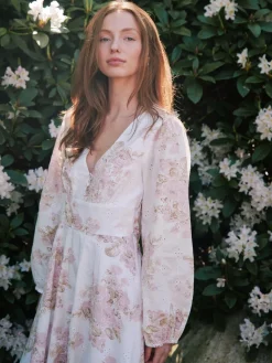 Milly Emb Rose Dress 165099