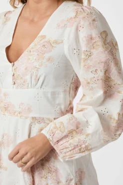 Milly Emb Rose Dress 165099