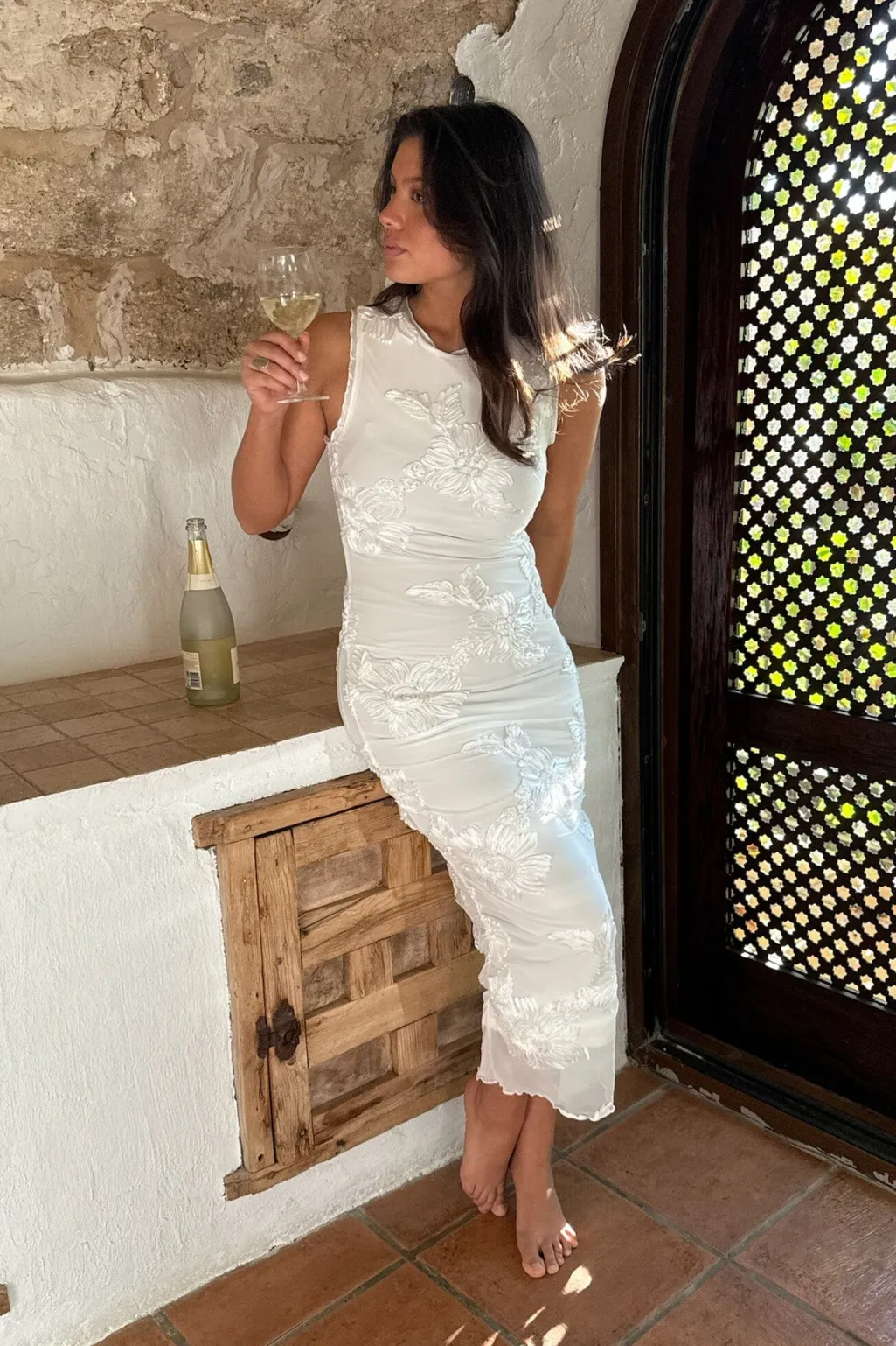 Miraic Mesh Dress A23766