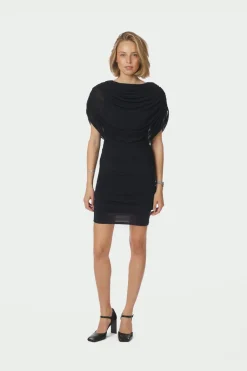 Mottuna Drapy Mesh Dress 167475