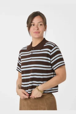 Mulann Polo Knit Blouse 165966