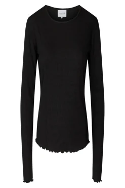 Natalia Ls Round Neck Blouse