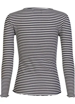 Natalia Ls Round Neck Blouse 9914