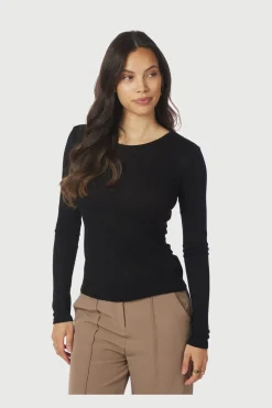 Nella Fine Rib Blouse 167271