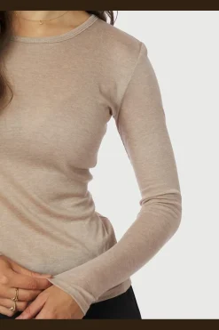 Nella Fine Rib Blouse 167271