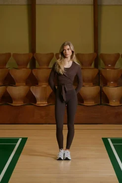 Nia Jersey Wrap Blouse 165501