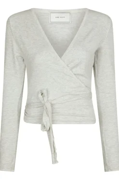 Nia Jersey Wrap Blouse 165501