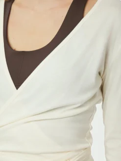 Nia Jersey Wrap Blouse 165501