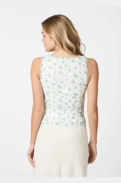 Nicolla Mesh Botanical Top 165659