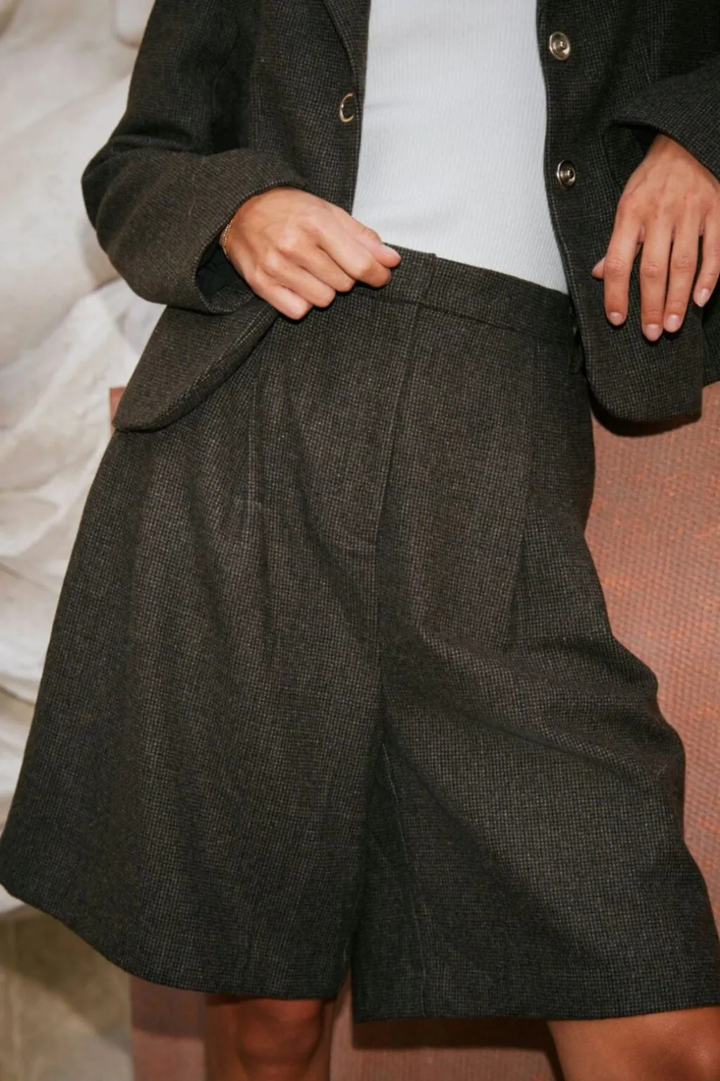 Nika Mini Check Shorts 167169