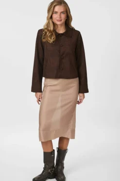 Nilo Faux Suede Jacket 165954