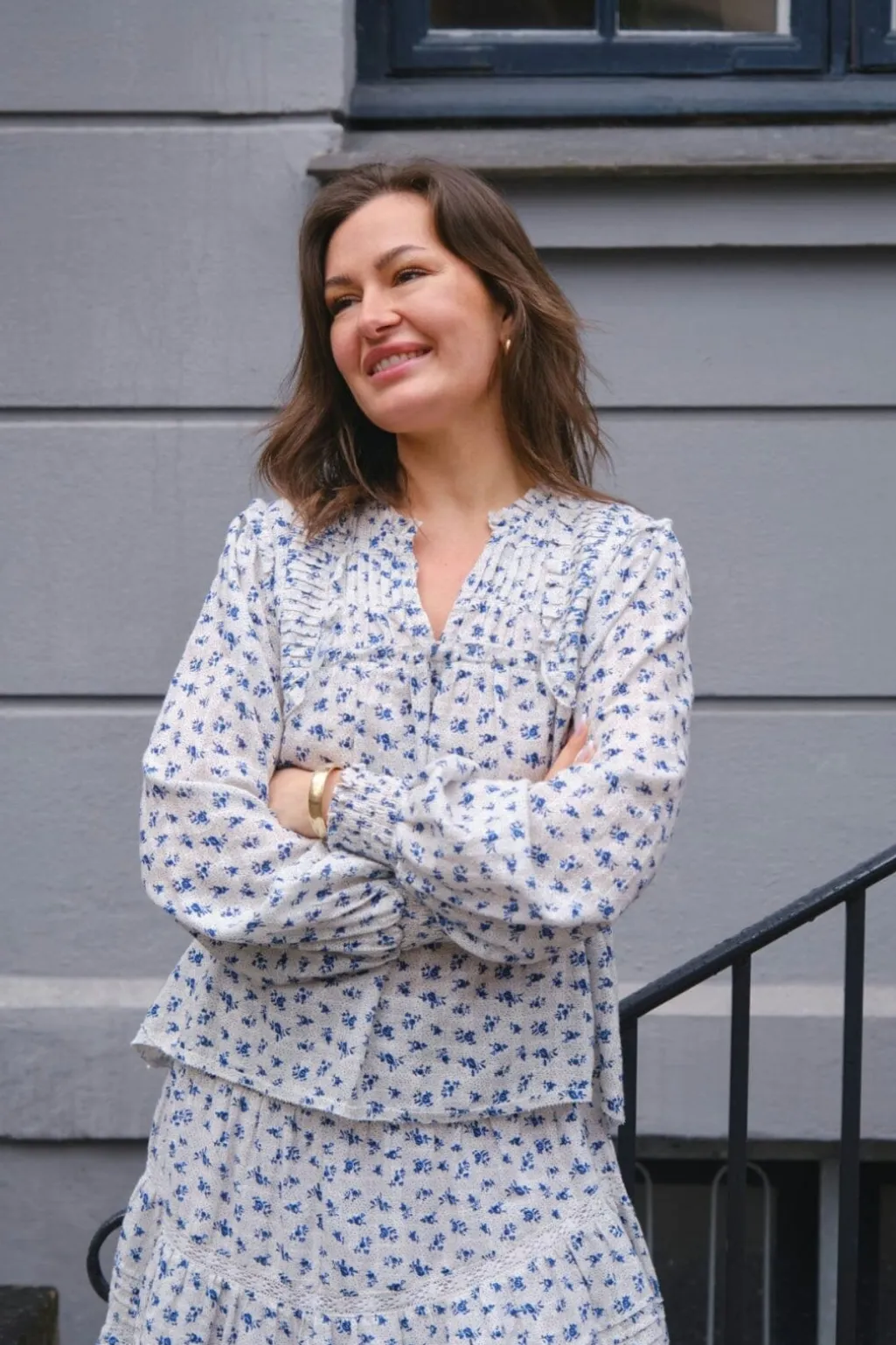 Nipoa Dot Flower Blouse 165284