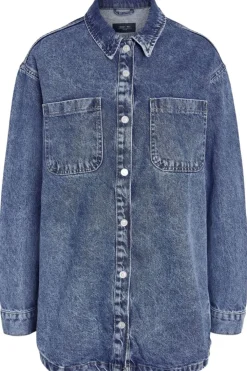 Nmalva L/S Denim Shacket Az351Mb