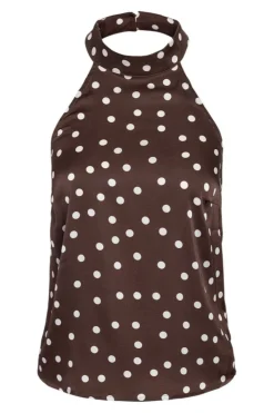 Nmbambi Halterneck Satin Top