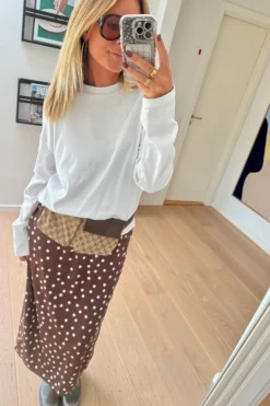 Nmbambi Midi Satin Skirt