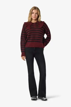 Nmbrooke L/S Frill Collar Knit