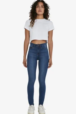 Nmcallie Skinny Blue Jeans Fwd
