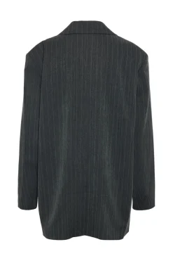 Nmcelia L/S Oversize Pinstripe Blazer Fw