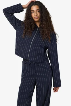 Nmella L/S Pinstripe Jacket Fwd
