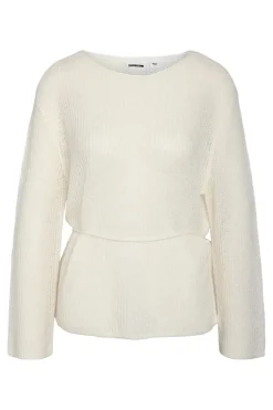 Nmesme L/S O-Neck Tie Knit Fwd