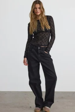 Nmjudith L/S Lace Top