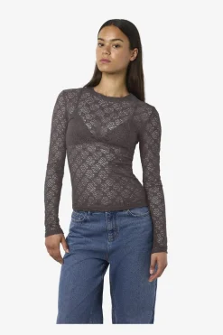 Nmjudith L/S Lace Top
