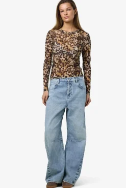 Nmjudith L/S Mesh Top Bg Fwd