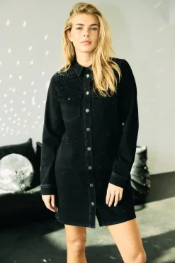 Nmkenjy L/S Bling Dress Jt183Bl