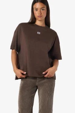 Nmkim S/S Slit T-Shrt Fwd