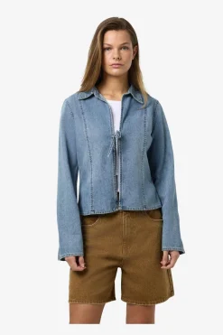 Nmmaisy L/S String Denim Shirt Bs031Lb