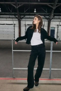 Nmmonica Straight Jean Black