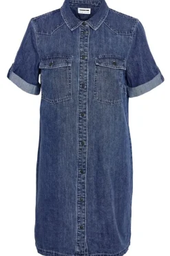 Nmnew Signe S/S Denim Dress Vi002Mb