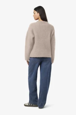 Nmnyla L/S Loose High Neck Knit Fwd Dd
