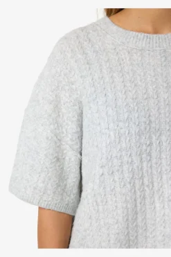 Nmsmilla S/S Cable Knit Top