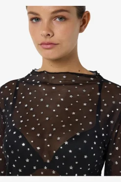 Nmstar Foil L/S High Neck Mesh Fwd