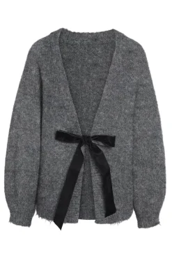 Nmsutton L/S Open Back Tie Knit Fwd