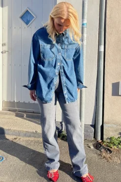 Nmyolanda Nw Wide Jeans Az371Dg Fwd