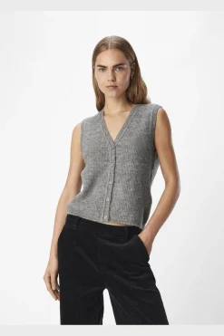 Objdiana Re V-Neck Knit Vest
