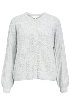 Objflora Re Ls Knit Button Cardigan