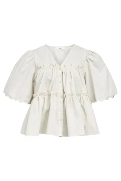 Objhope S/S Re V-Neck Top