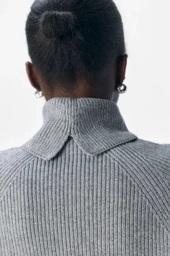 Objviola Ls Lo Rollneck Knit