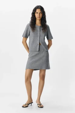 Objviola Re Short Knit Skirt