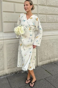 Ofeliaic Long Wrap Dress