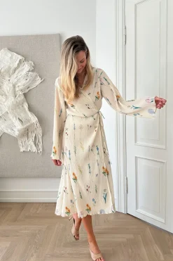 Ofeliaic Long Wrap Dress