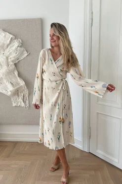 Ofeliaic Long Wrap Dress
